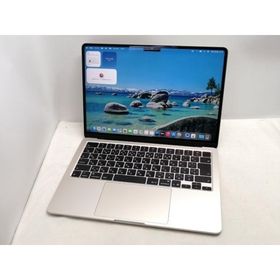 【中古】Apple MacBook Air 13インチ (M4,2025) M4(CPU:10C/GPU:8C) 16GB/256GB スターライト MW0Y3J/A【仙台駅東口】保証期間１ヶ月【ランクA】