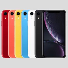バッテリー100%【Cランク良品】- iPhone XR 64GB SIMフリー ブラック ホワイト レッド イエロー ブルー コーラル【整備済み品】【バッテリー交換済】【中古スマホ】 本体 電池長持ち