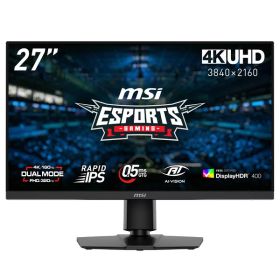 MSI ゲーミングモニター 4K 160Hz / フルHD 320Hzを自由に切り替えできる デュアルモード搭載 MAG 272URDF E16 27インチ / 4K UHD (3,840×2,160) / 160Hz (フルHD設定時：320Hz) / 0.5ms (GTG 最小値) / ブルーライトカット 4711377307345-ds