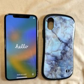 iPhone X Silver 256GB SIMフリー 本体 + ケース付き