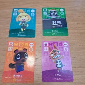 あつ森 どうぶつの森 amiiboカード 4枚セット