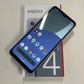 ★利用制限〇★ AQUOS wish4 A402SH ブルー SIMロック解除済