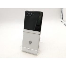 【中古】MOTOROLA docomo 【SIMフリー】 motorola razr 50d ホワイトマーブル 8GB 256GB M-51E【柏】保証期間１ヶ月【ランクB】