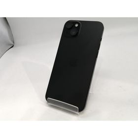 【中古】Apple 楽天モバイル 【SIMフリー】 iPhone 15 Plus 128GB ブラック MU083J/A【大須アメ横】保証期間１ヶ月【ランクC】
