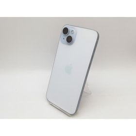 【中古】Apple docomo 【SIMフリー】 iPhone 15 Plus 128GB ブルー MU0D3J/A【鹿児島中町】保証期間１ヶ月【ランクB】