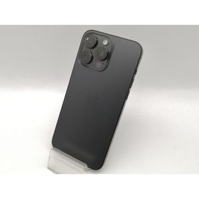 【中古】Apple au 【SIMフリー】 iPhone 15 Pro Max 512GB ブラックチタニウム MU6U3J/A【OSU301】保証期間１ヶ月【ランクC】