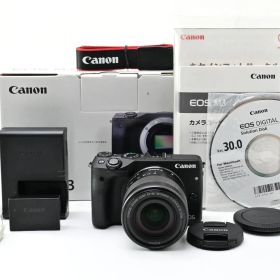 ★良品★ キヤノン CANON EOS M3 + EF-M 18-55mm F3.5-5.6 IS STM 《元箱付き》#2753