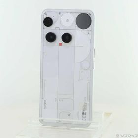 〔中古〕Nothing（ナッシング） Nothing Phone (3) 256GB ホワイト NP3256 SIMフリー〔377-ud〕