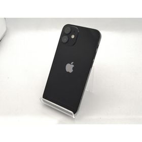 【中古】Apple SoftBank 【SIMロック解除済み】 iPhone 12 mini 128GB ブラック MGDJ3J/A【広島本通】保証期間１ヶ月【ランクC】