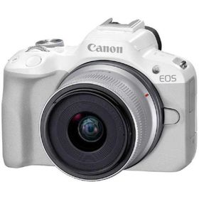 キヤノン CANON ミラーレス一眼カメラ EOS R50 RF-S18-45 IS STMレンズキット ホワイト
