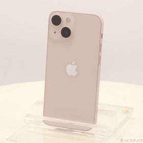 (中古)Apple iPhone13 mini 128GB ピンク MLJF3J/A SIMフリー(348-ud)