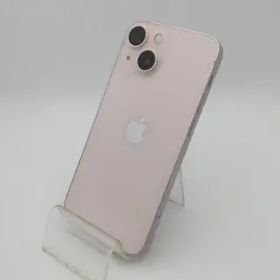 【中古】Apple 国内版 【SIMフリー】 iPhone 13 mini 128GB ピンク MLJF3J/A【新橋烏森通り】保証期間１週間【ランクC】