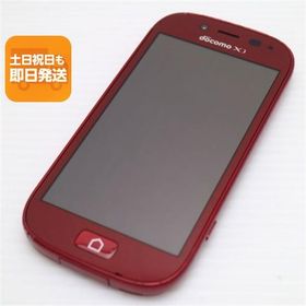 良品中古 F-06F らくらくスマートフォン3 レッド 即日発送 スマホ FUJITSU DoCoMo 本体 白ロム あすつく 土日祝発送OK