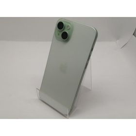 【中古】Apple 国内版 【SIMフリー】 iPhone 15 Plus 128GB グリーン MU0E3J/A【宇田川】保証期間１ヶ月【ランクA】