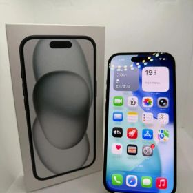 箱つき iPhone15 128GB Apple ブラック