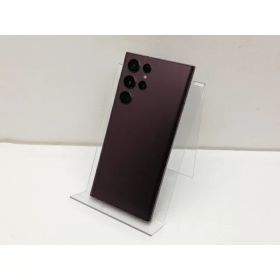 【中古】SAMSUNG au 【SIMフリー】 Galaxy S22 Ultra バーガンディ 12GB 256GB SCG14【仙台イービーンズ】保証期間1ヶ月【ランクC】