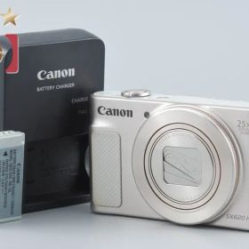 【中古】Canon キヤノン PowerShot SX620 HS ホワイト コンパクトデジタルカメラ