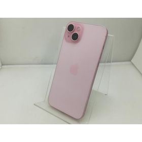 【中古】Apple 国内版 【SIMフリー】 iPhone 15 Plus 128GB ピンク MU093J/A【大須】保証期間１ヶ月【ランクB】