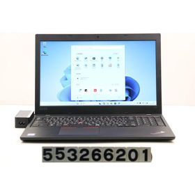 ノートパソコン lenovo ThinkPad L590 Core i3 8145U 2.1GHz/8GB/256GB(SSD)/15.6W/FWXGA(1366x768)/Win11 外装打痕あり