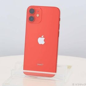 〔中古〕Apple(アップル) iPhone12 mini 64GB プロダクトレッド MGAE3J／A SIMフリー〔348-ud〕