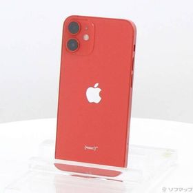 〔中古〕Apple(アップル) iPhone12 mini 128GB プロダクトレッド MGDN3J／A SIMフリー〔276-ud〕