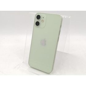 【中古】Apple SoftBank 【SIMロック解除済み】 iPhone 12 mini 64GB グリーン MGAV3J/A【千葉】保証期間１ヶ月【ランクC】