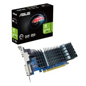 ASUS 1スロットサイズで完全ファンレスを実現したGT 710ビデオカード GT710-SL-2GD5-BRK-EVO/国内正規代理店品