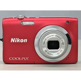 デジタルカメラ COOLPIX A100 N1518 レッド 2005万画素 光学ズーム 5 倍 ニコン Nikon レッド 液晶モニター2.7型 2602LT026