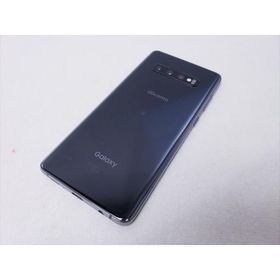 (中古)(SAMSUNG) SC-04L Prism Black /Galaxy S10+ 【SIMロック解除品】、docomo