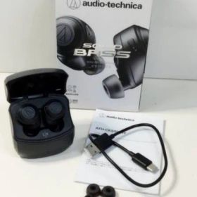 【ジャンク】audio-technica ATH-CKS50TW/ワイヤレスイヤホン/ブラック/SOLID BASS/ノイズキャンセリング/Bluetooth/オーディオテクニカ