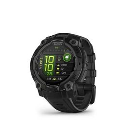 ガーミン（GARMIN）（メンズ、レディース）腕時計 Instinct 3 AMOLED 45mm タフネスGPSウォッチ 010-02936-30 防水 黒