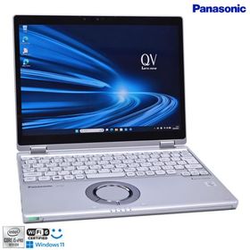 SIMフリー 2-in-1 WQXGA+ Panasonic Let's note QV9 Core i5 10310U m.2SSD256G メモリ8G 顔認証 Wi-Fi6 Windows11