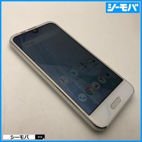 スマホ AQUOS R compact SHV41 SIMフリーSIMロック解除済 au ホワイト 中古 android RUUN17535