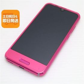 超美品 SHV41 AQUOS R compact ローズピンク スマホ 即日発送 スマホ 白ロム 中古 au SHARP あすつく 土日祝発送OK