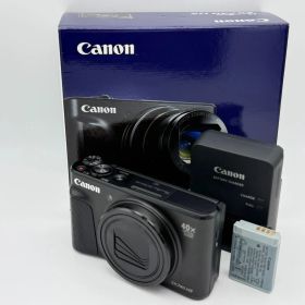 【極上美品】Canon キャノン PowerShot SX740 HS ブラック コンパクトデジタルカメラ