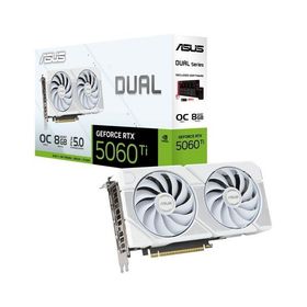 ASUS DUAL-RTX5060TI-O8G-WHITE ホワイト グラフィックカード