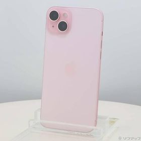 〔中古〕Apple(アップル) iPhone15 Plus 128GB ピンク MU093J／A SIMフリー〔258-ud〕