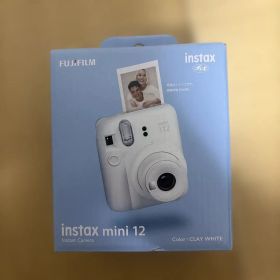 FUJIFILM instax mini 12 本体 CLAY WHITE