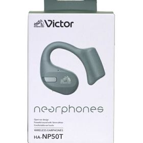 【Victor】【未使用品】ビクター『ワイヤレスイヤホン / nearphones / セージグリーン』HA-NP50T-G 2023年11月発売 音響機器 1週間保証【中古】