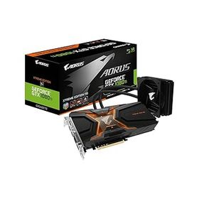 【中古】【39shop】GIGABYTE★ビデオカード GTX1080Ti搭載 AORUSシリーズ オールインワン水冷モデル GV-N108TAORUS X W-11GD（非常に良い）
