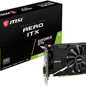 【中古】【非常に良い】MSI GeForce GTX 1650 AERO ITX 4G OCV1 グラフィックスボード VD7301