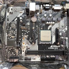 Ryzen7 3700x CPUとA320M-HDV マザーボードセット