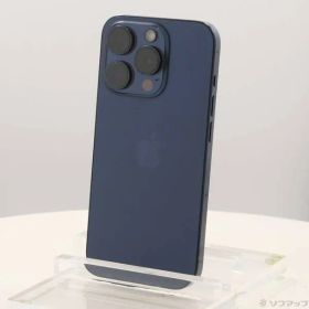 ソフマップ 〔中古品〕 iPhone15 Pro 128GB ブルーチタニウム MTUA3J／A SIMフリー【349】