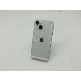 【中古】Apple SoftBank 【SIMフリー】 iPhone 13 mini 128GB スターライト MLJE3J/A【広島】保証期間１ヶ月【ランクC】