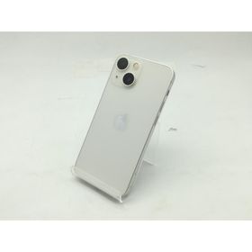 【中古】Apple au 【SIMフリー】 iPhone 13 mini 128GB スターライト MLJE3J/A【広島】保証期間１ヶ月【ランクC】