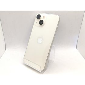 【中古】Apple 国内版 【SIMフリー】 iPhone 13 mini 128GB スターライト MLJE3J/A【高崎モントレー】保証期間１ヶ月【ランクC】