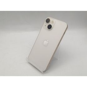 【中古】Apple SoftBank 【SIMフリー】 iPhone 13 mini 128GB スターライト MLJE3J/A【町田】保証期間１ヶ月【ランクC】