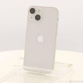 〔中古〕Apple(アップル) iPhone13 mini 128GB スターライト MLJE3J／A SIMフリー〔262-ud〕