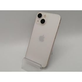 【中古】Apple 国内版 【SIMフリー】 iPhone 13 mini 128GB スターライト MLJE3J/A【府中ル・シーニュ】保証期間１ヶ月【ランクB】
