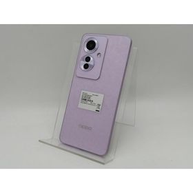 【中古】Oppo ymobile 【SIMフリー】 OPPO Reno11 A コーラルパープル 8GB 128GB【なんば】保証期間１ヶ月【ランクA】